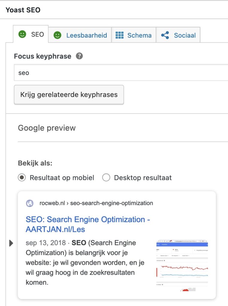 SEO cursus